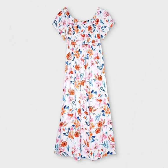 Isabel Maternity by Ingrid & Isabel Short Sleeve Woven Maternity Dress NWT - Picture 2 of 3